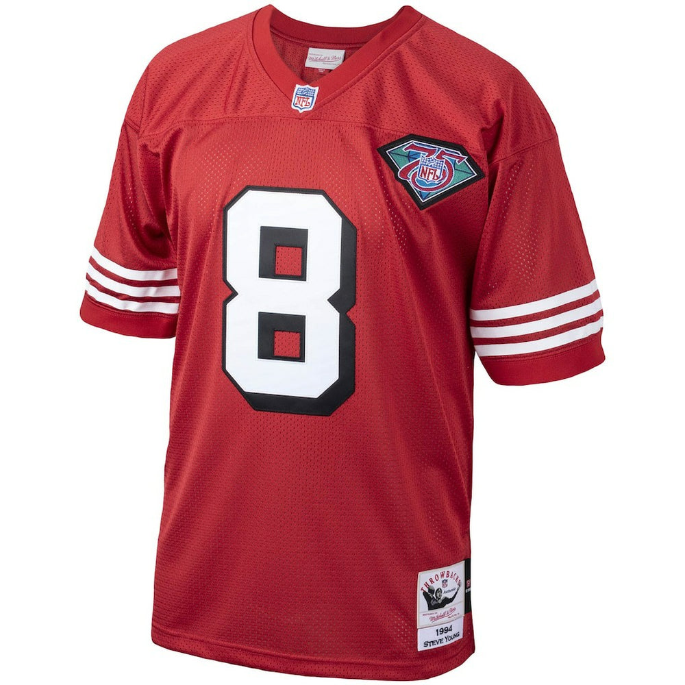 San Francisco 49ers Mitchell & Ness Steve Young  1994 Authentic Throwback Retired Player Jersey