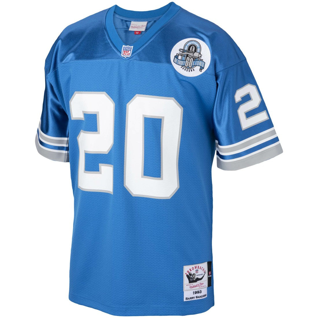 Detroit Lions Mitchell & Ness Barry Sanders  1993 Authentic Throwback Retired Player Jersey