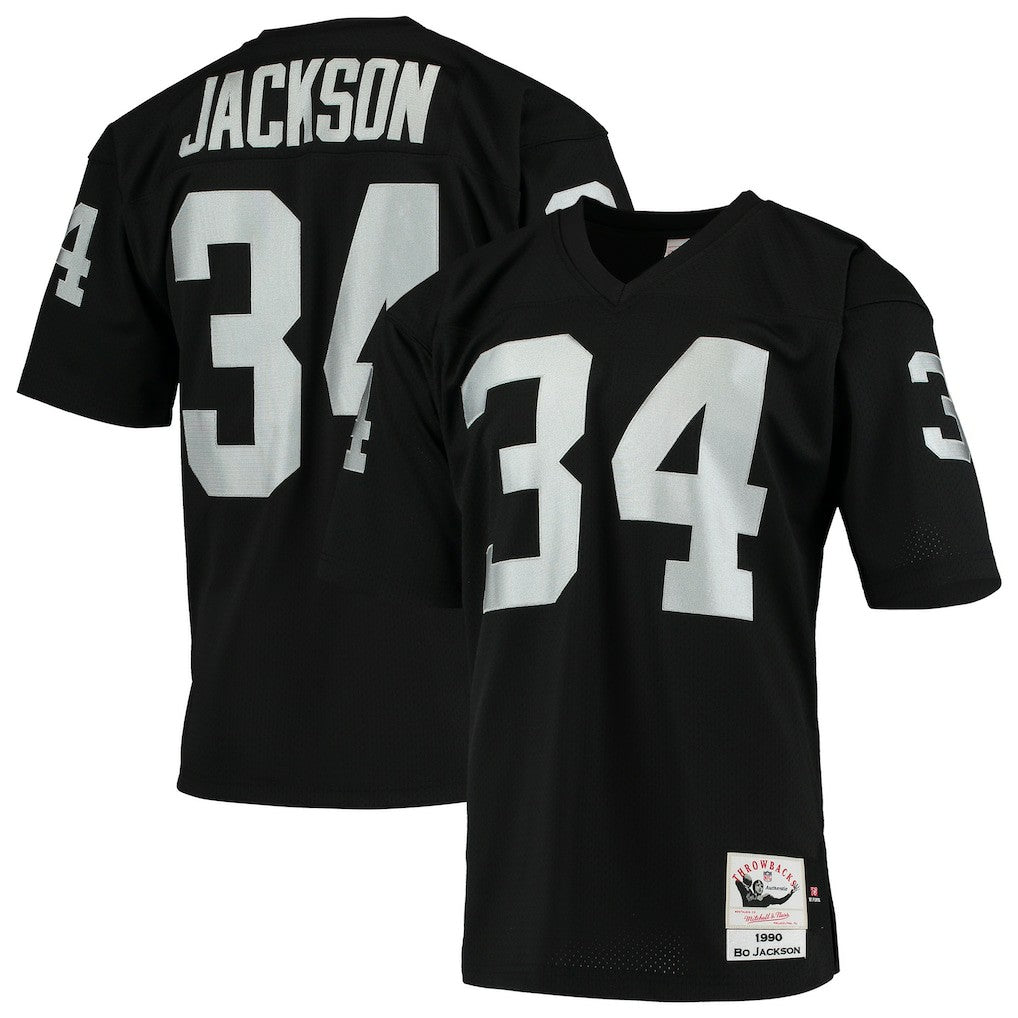 Las Vegas Raiders Mitchell & Ness Bo Jackson  1990 Authentic Throwback Retired Player Jersey
