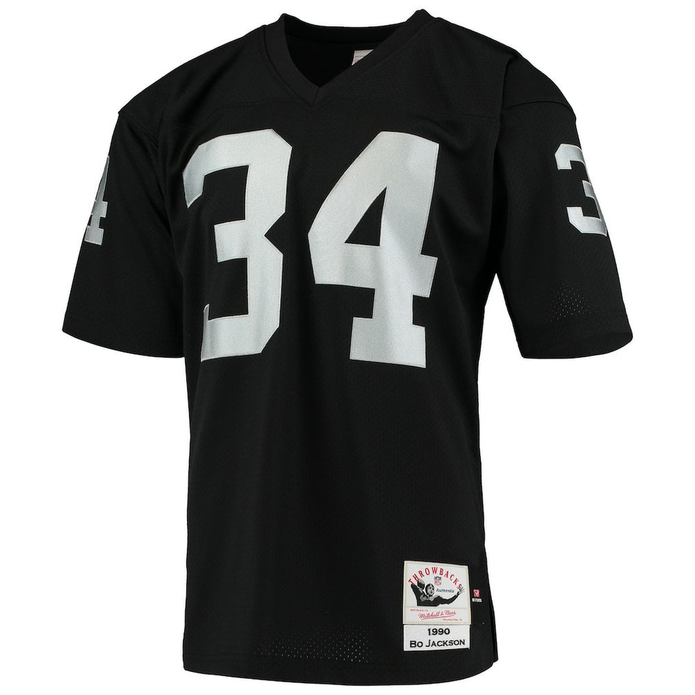 Las Vegas Raiders Mitchell & Ness Bo Jackson  1990 Authentic Throwback Retired Player Jersey