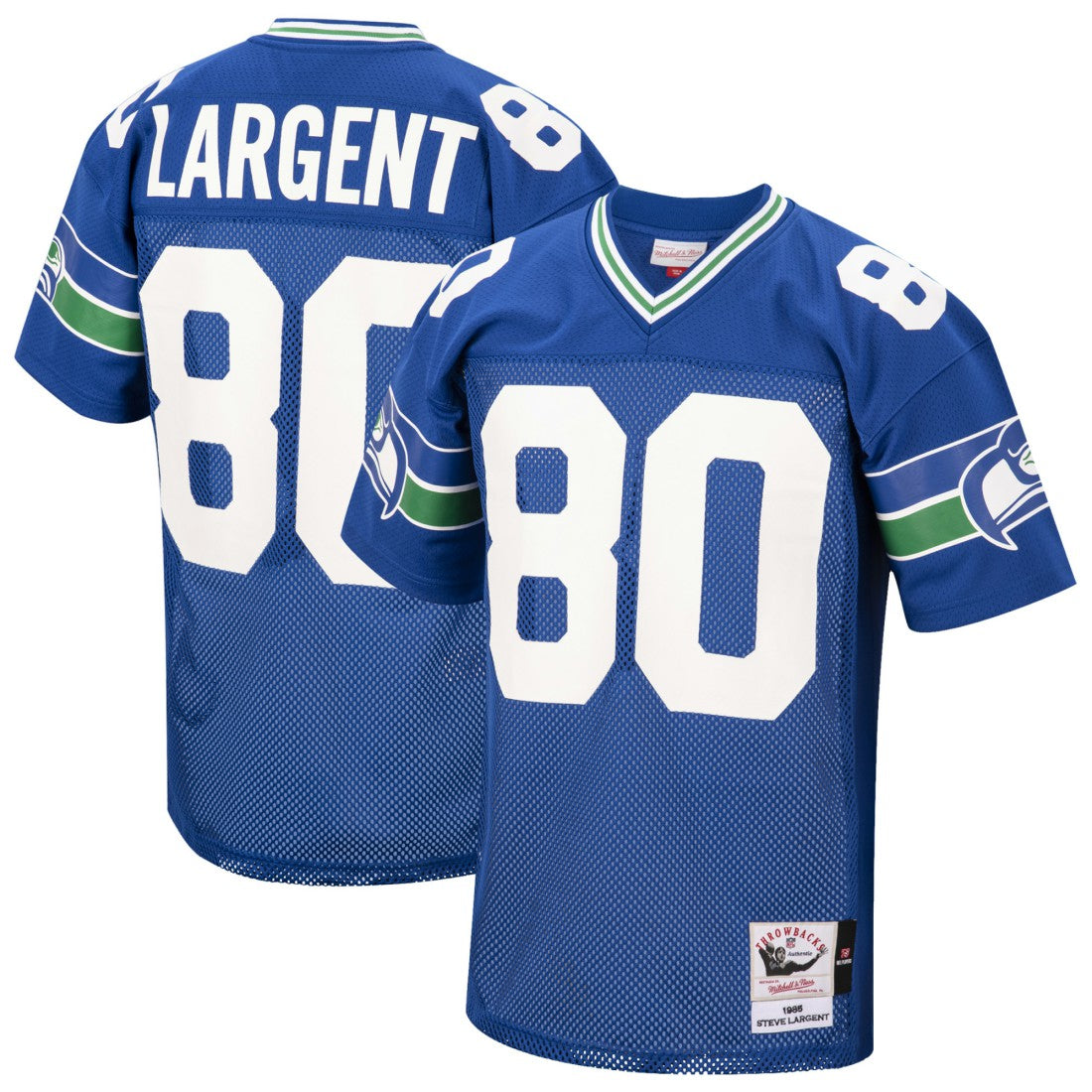 Seattle Seahawks Mitchell & Ness Steve Largent  1985 Authentic Throwback Retired Player Jersey