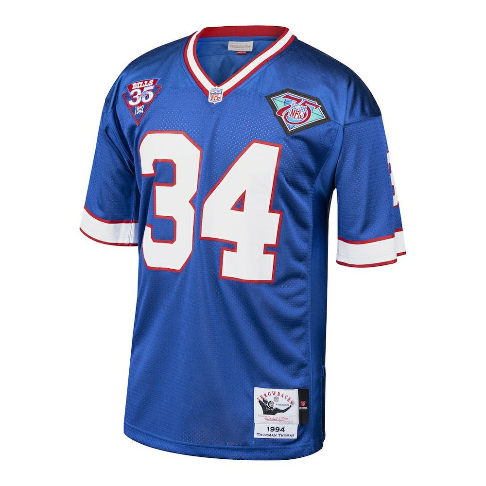 Buffalo Bills Mitchell & Ness Thurman Thomas  1985 Authentic Throwback Retired Player Jersey