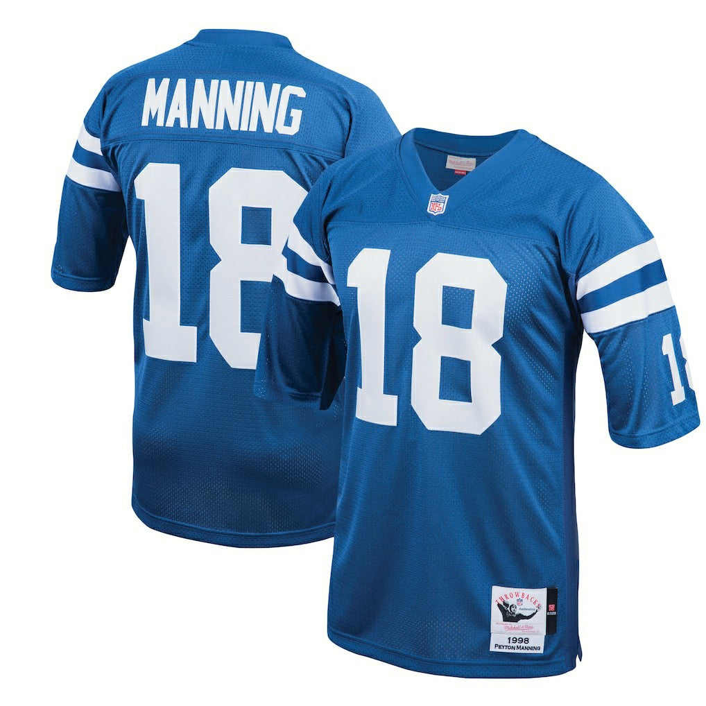 Indianapolis Colts Mitchell & Ness Peyton Manning  1998 Authentic Throwback Retired Player Jersey