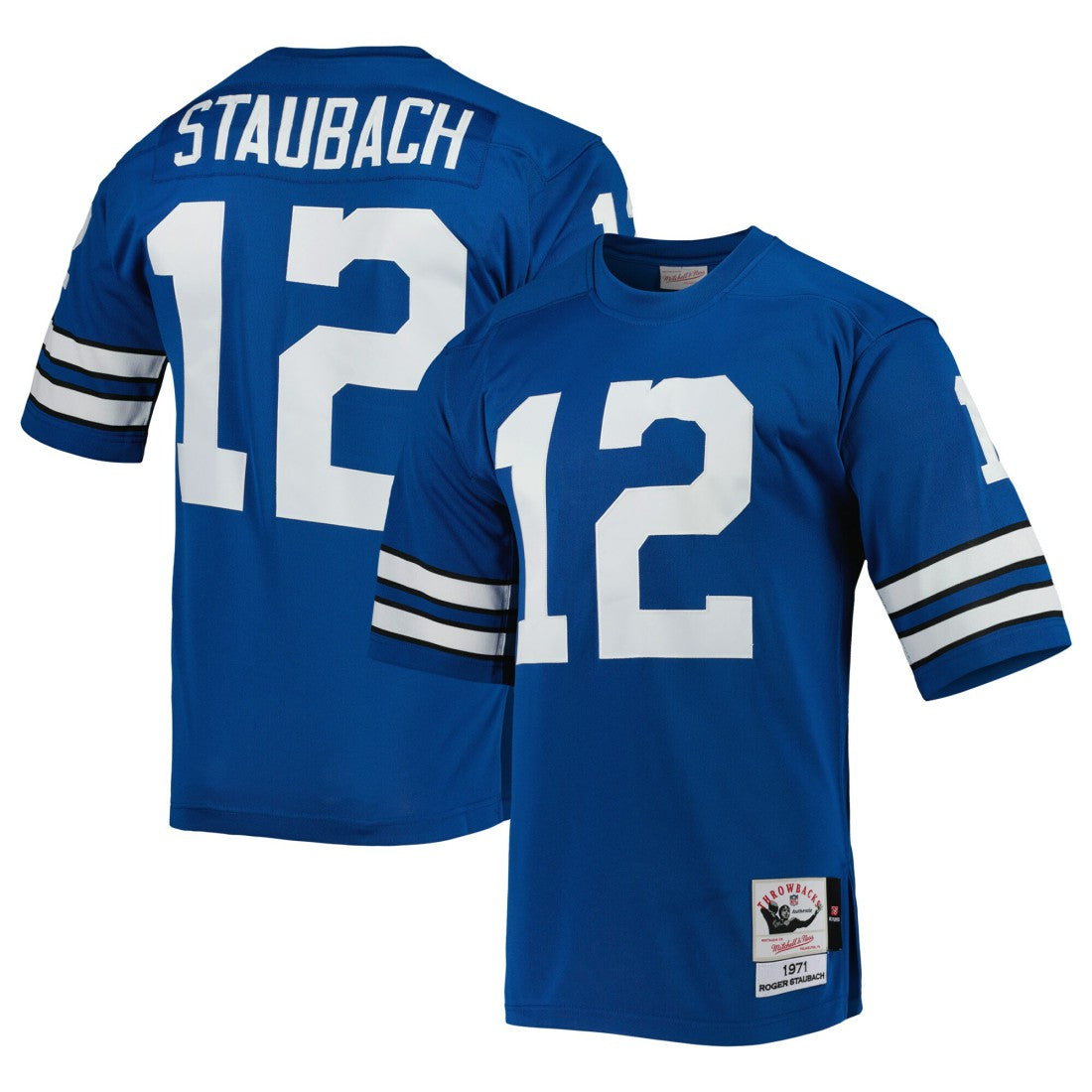 Dallas Cowboys Mitchell & Ness Roger Staubach  1971 Authentic Throwback Retired Player Jersey