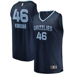 John Konchar Memphis Grizzlies Fast Break Replica Jersey Navy New