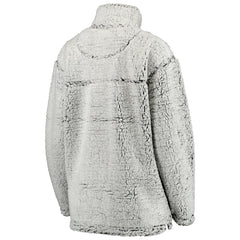 Chicago Bears  Women's Sherpa Quarter-Zip Pullover Jacket