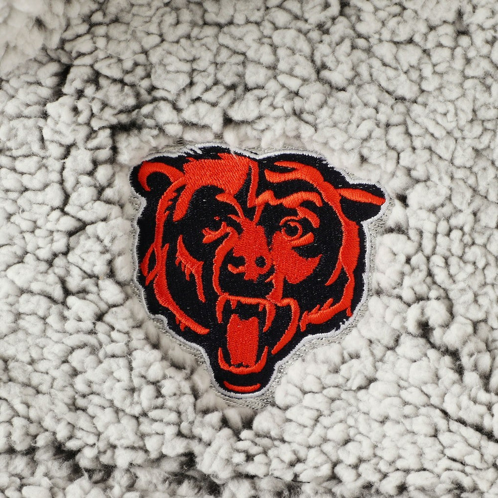 Chicago Bears  Women's Sherpa Quarter-Zip Pullover Jacket
