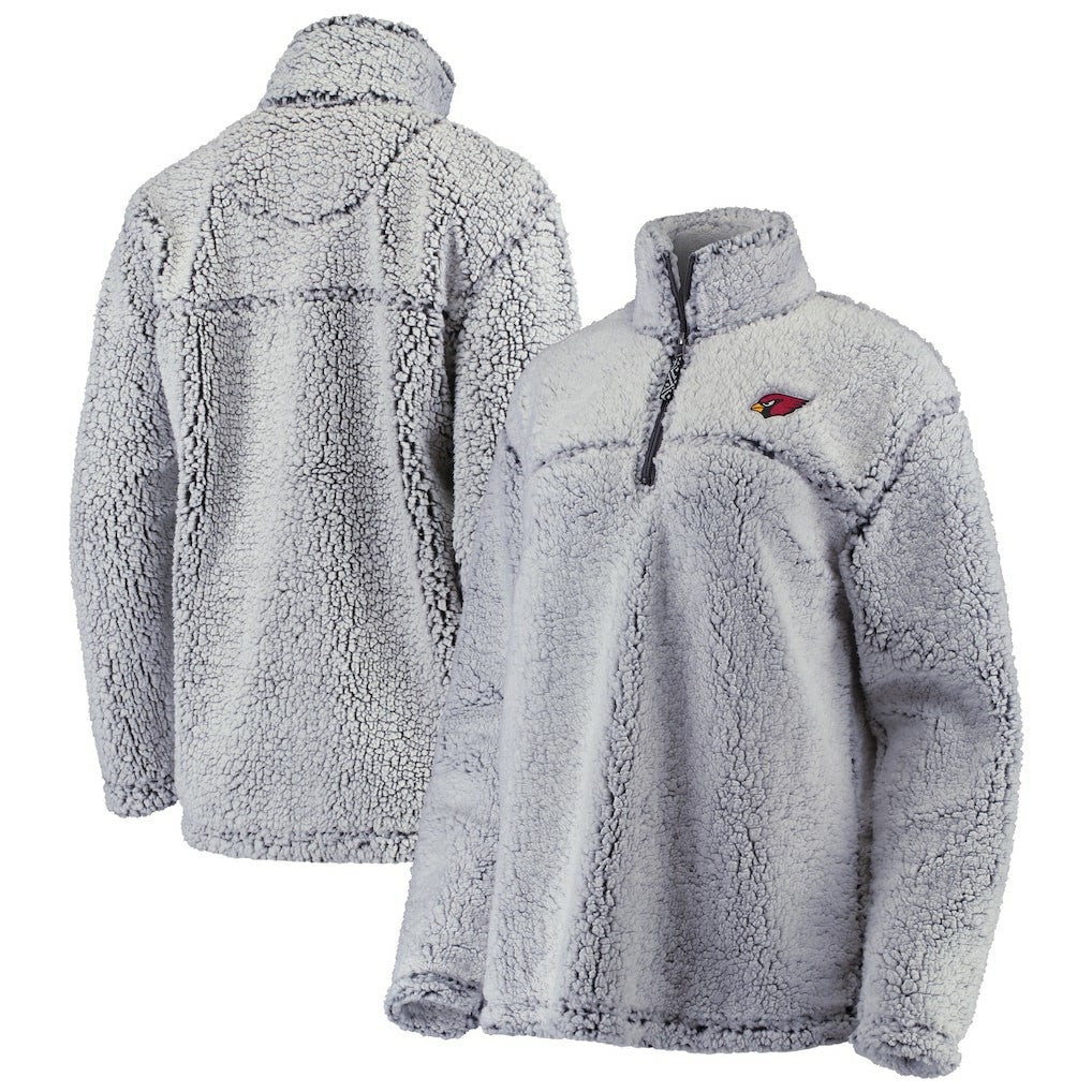 Arizona Cardinals  G-III 4Her by Carl Banks Women's Sherpa Quarter-Zip Pullover Jacket