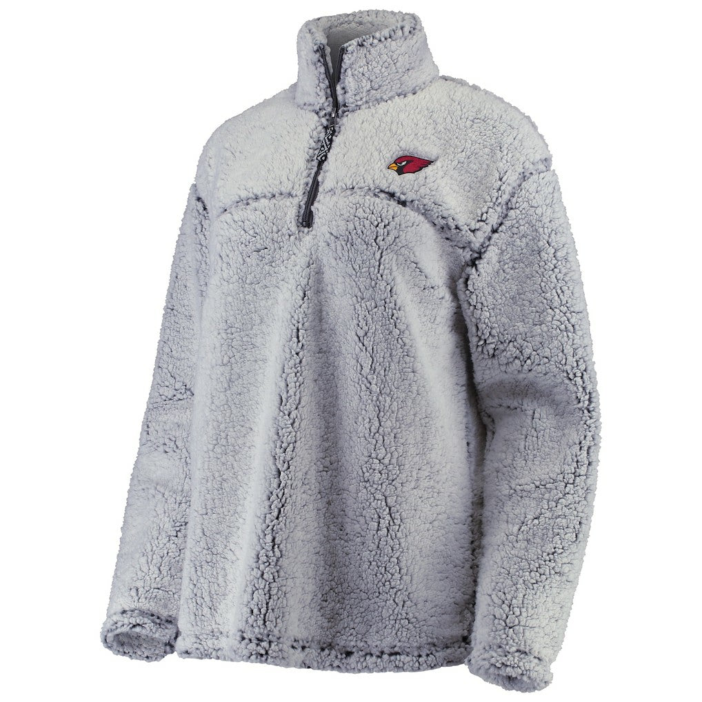 Arizona Cardinals  G-III 4Her by Carl Banks Women's Sherpa Quarter-Zip Pullover Jacket