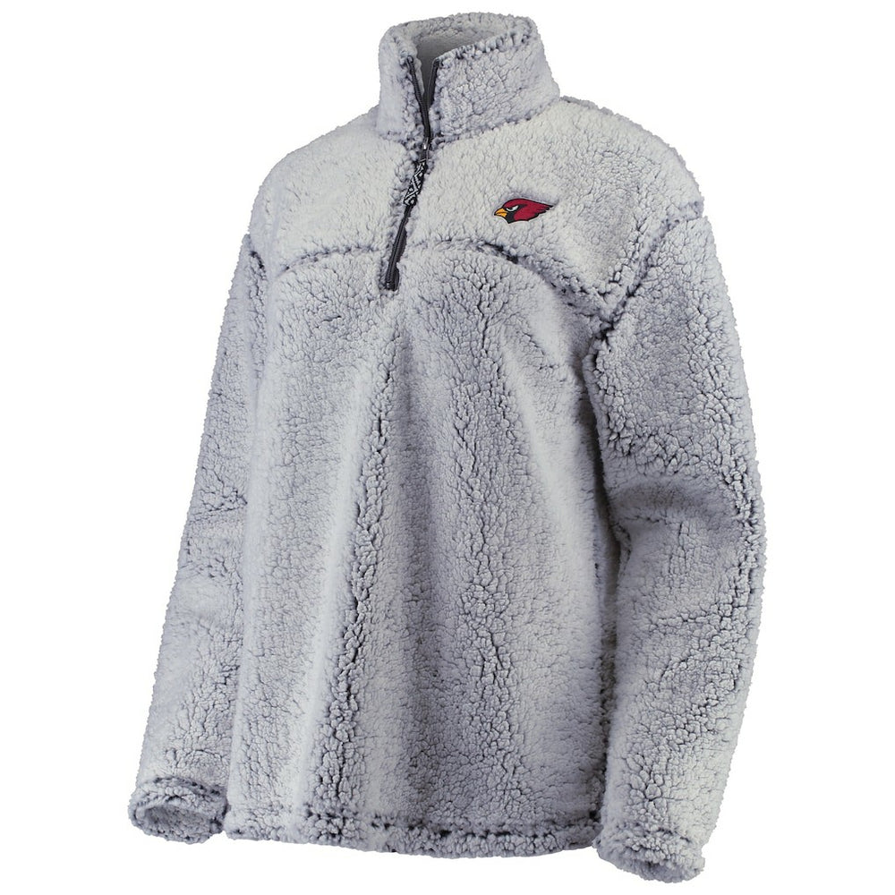 Arizona Cardinals  G-III 4Her by Carl Banks Women's Sherpa Quarter-Zip Pullover Jacket