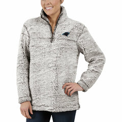 Carolina Panthers  G-III 4Her by Carl Banks Women's Sherpa Quarter-Zip Pullover Jacket