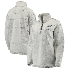 Philadelphia Eagles  Women's Sherpa Quarter-Zip Pullover Jacket