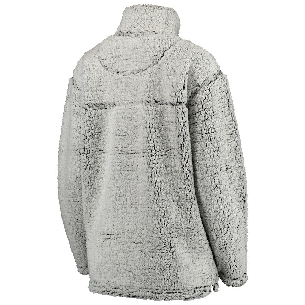 Kansas City Chiefs  Women's Sherpa Quarter-Zip Pullover Jacket