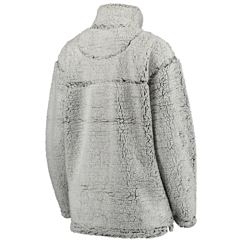 Kansas City Chiefs  Women's Sherpa Quarter-Zip Pullover Jacket