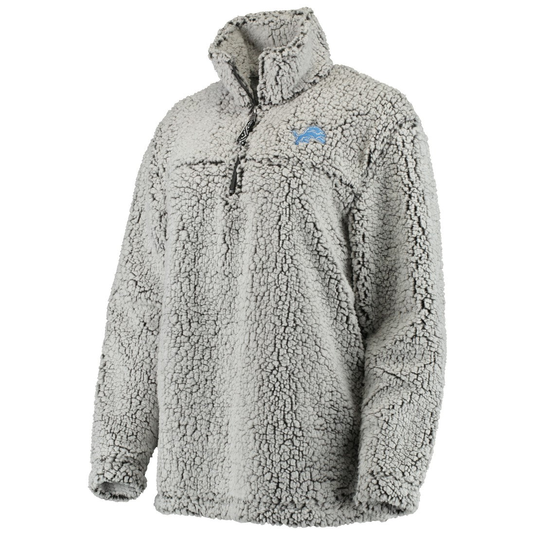 Detroit Lions  Women's Sherpa Quarter-Zip Pullover Jacket