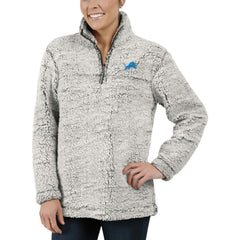 Detroit Lions  Women's Sherpa Quarter-Zip Pullover Jacket
