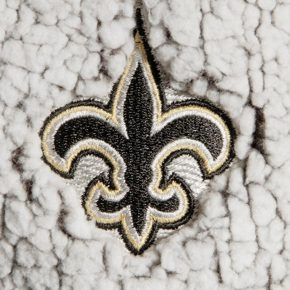 New Orleans Saints  G-III 4Her by Carl Banks Women's Sherpa Quarter-Zip Pullover Jacket