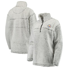 Pittsburgh Steelers  Women's Sherpa Quarter-Zip Pullover Jacket