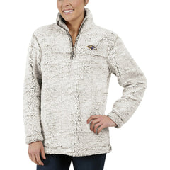 Baltimore Ravens  G-III 4Her by Carl Banks Women's Sherpa Quarter-Zip Pullover Jacket