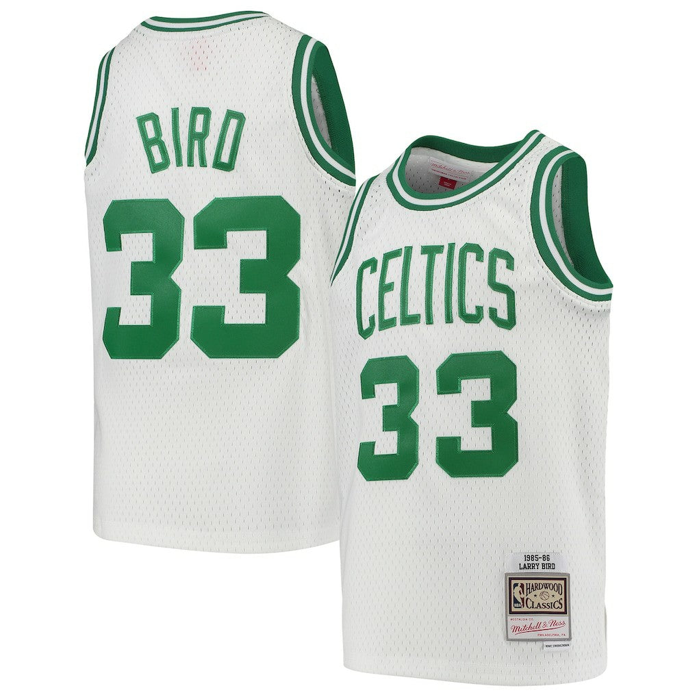 Larry Bird Boston Celtics Youth 1985-86 Hardwood Classics Swingman Throwback Jersey Outlet