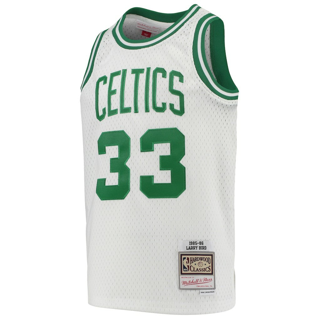 Larry Bird Boston Celtics Youth 1985-86 Hardwood Classics Swingman Throwback Jersey Outlet