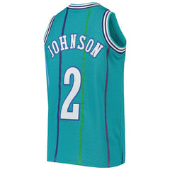 Larry Johnson Charlotte Hornets Youth 1992/93 Hardwood Classics Swingman Jersey Discount