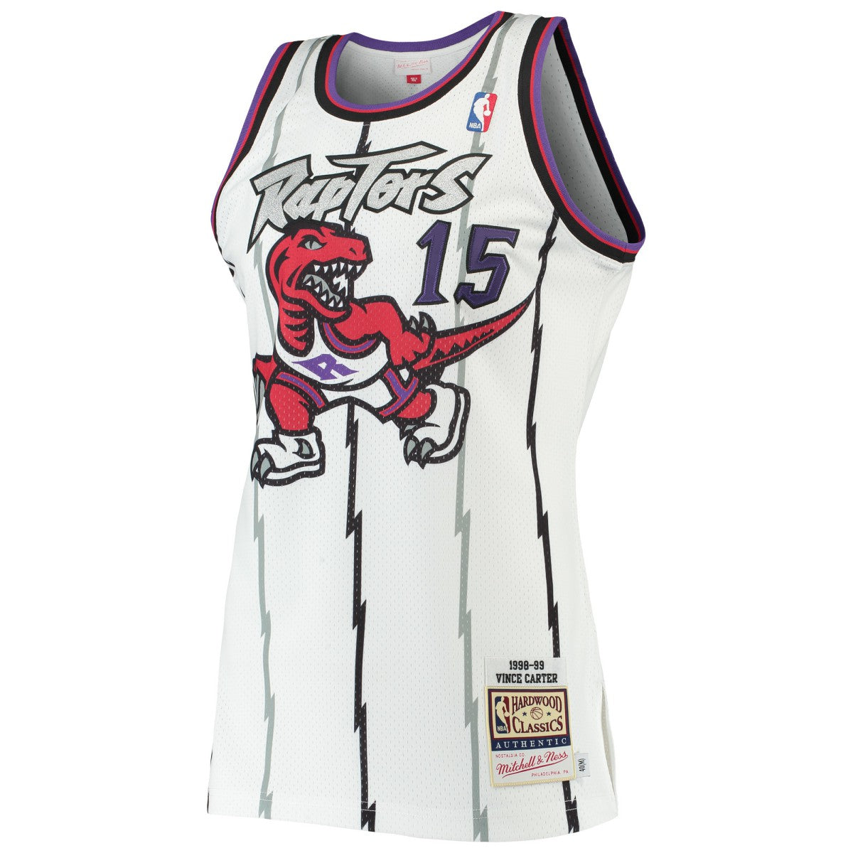 Vince Carter Toronto Raptors 1998/99 Hardwood Classics Authentic Jersey Discount