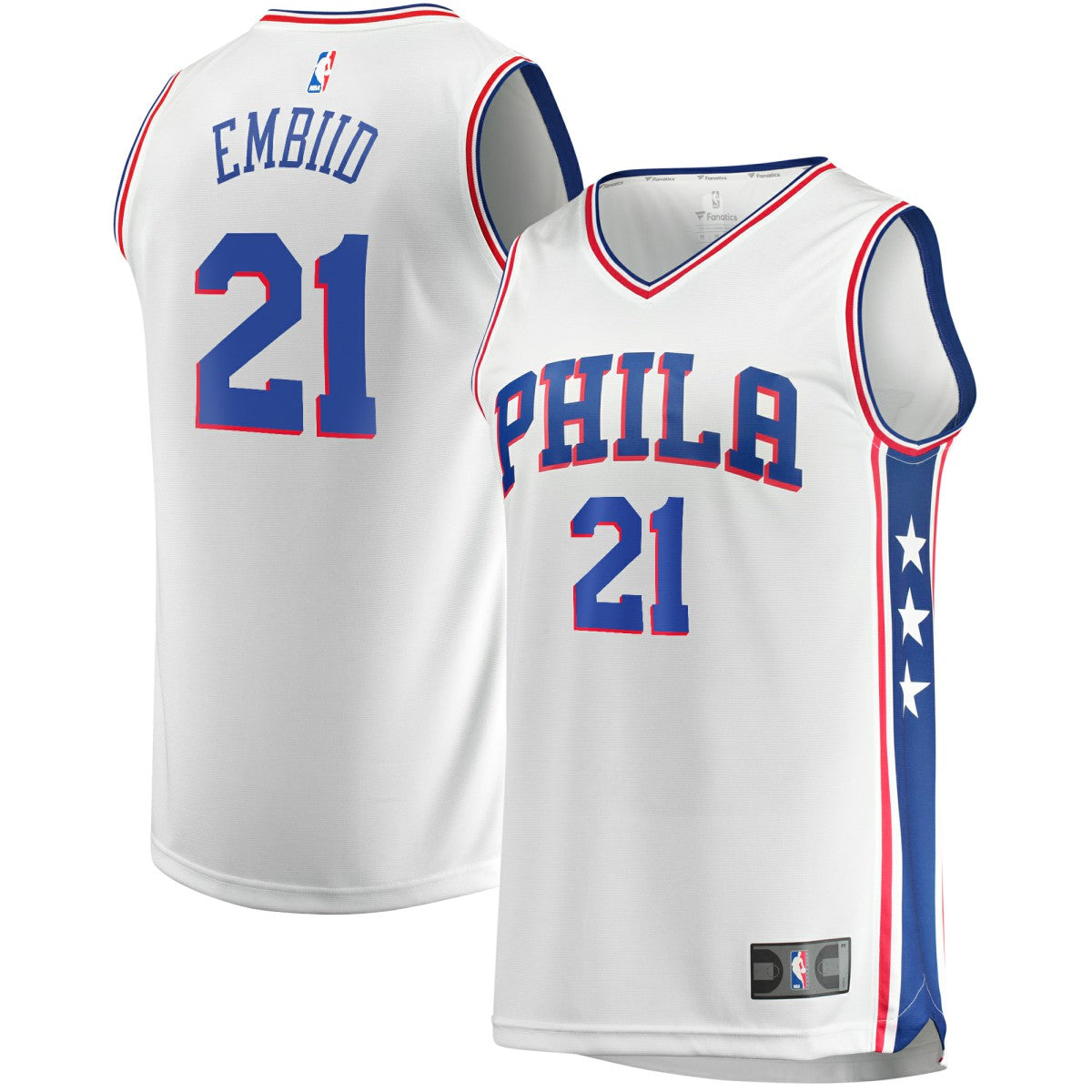 Joel Embiid Philadelphia 76ers Replica Jersey New