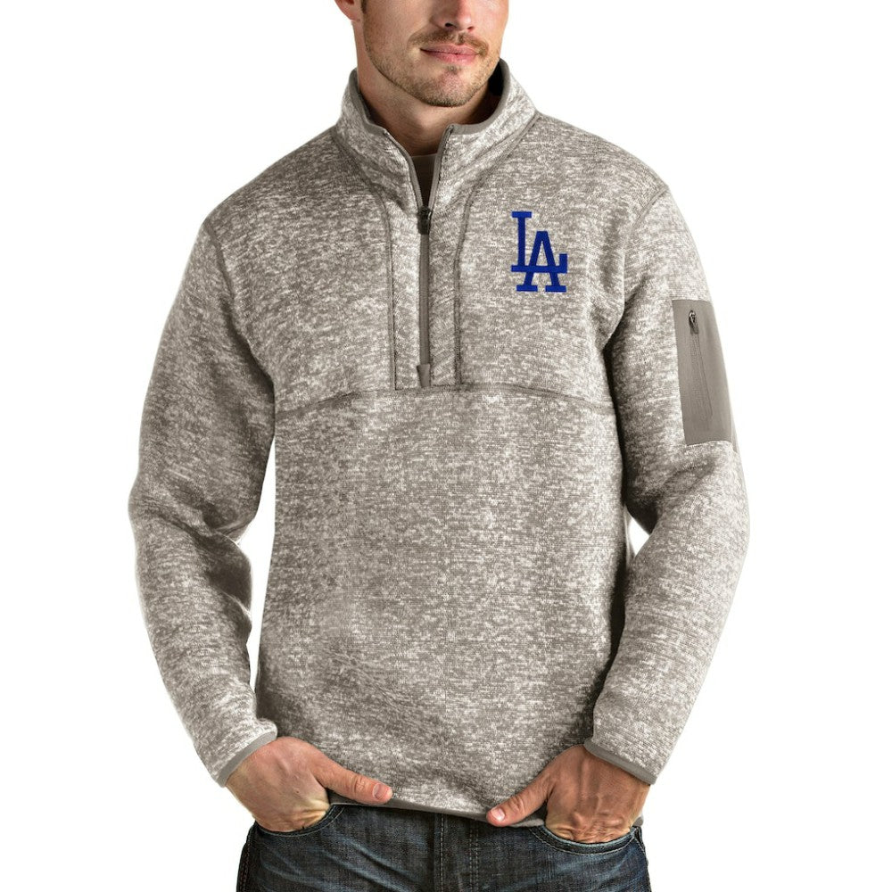 Los Angeles Dodgers Antigua Fortune Quarter-Zip Pullover Jacket | MLB Sale