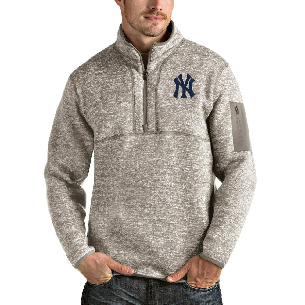 New York Yankees Antigua Fortune Quarter-Zip Pullover Jacket | MLB For sale