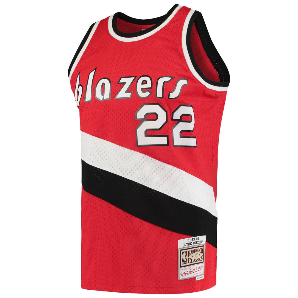 Clyde Drexler Portland Trail Blazers 1983/84 Hardwood Classics Swingman Jersey On Sale