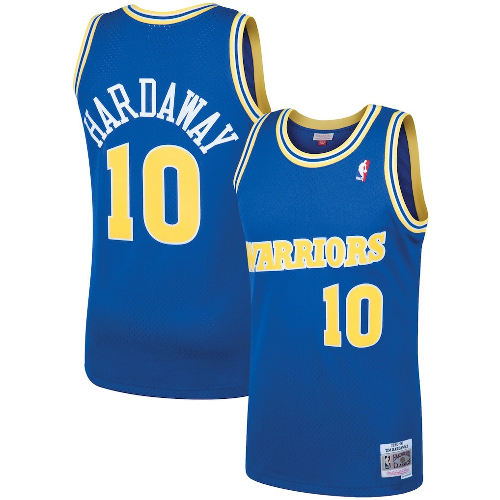 Tim Hardaway Golden State Warriors 1990/91 Hardwood Classics Swingman Jersey sale Discount