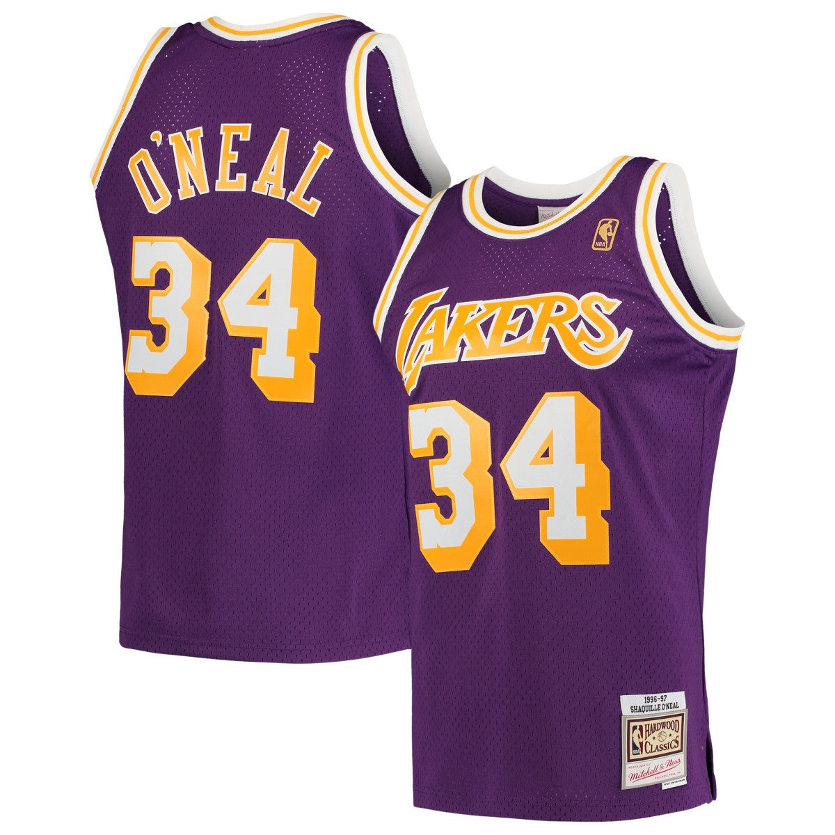 Shaquille O'Neal Los Angeles Lakers Hardwood Classics Swingman Jersey Discount