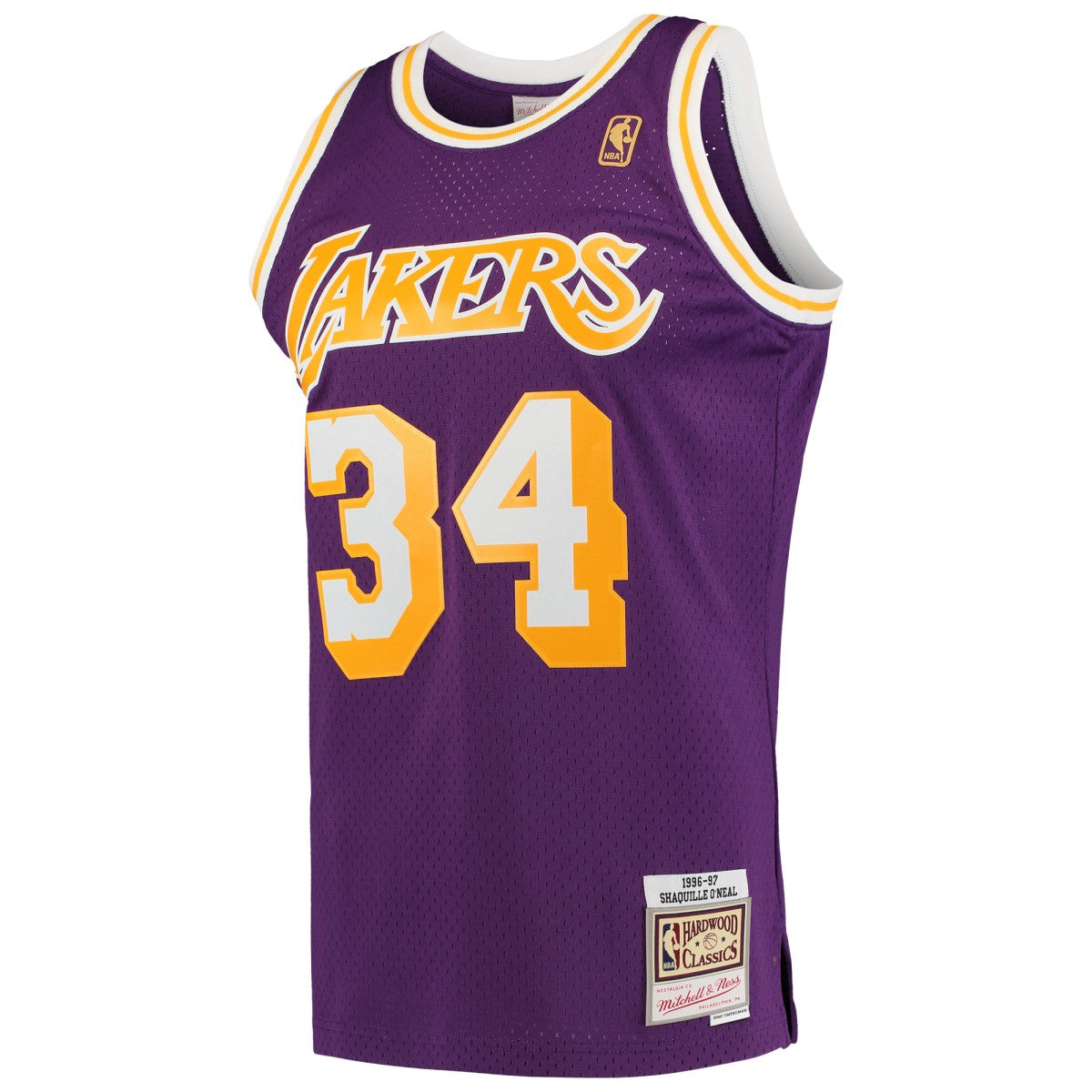 Shaquille O'Neal Los Angeles Lakers Hardwood Classics Swingman Jersey Discount