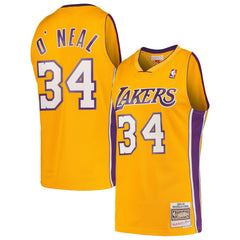 Shaquille O'Neal Los Angeles Lakers Hardwood Classics Swingman Jersey New