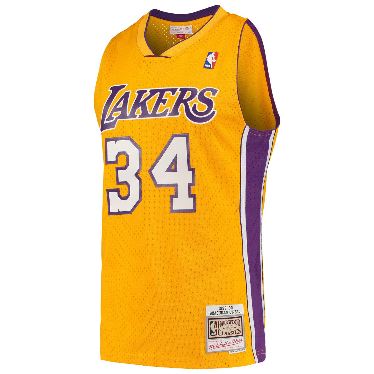 Shaquille O'Neal Los Angeles Lakers Hardwood Classics Swingman Jersey New