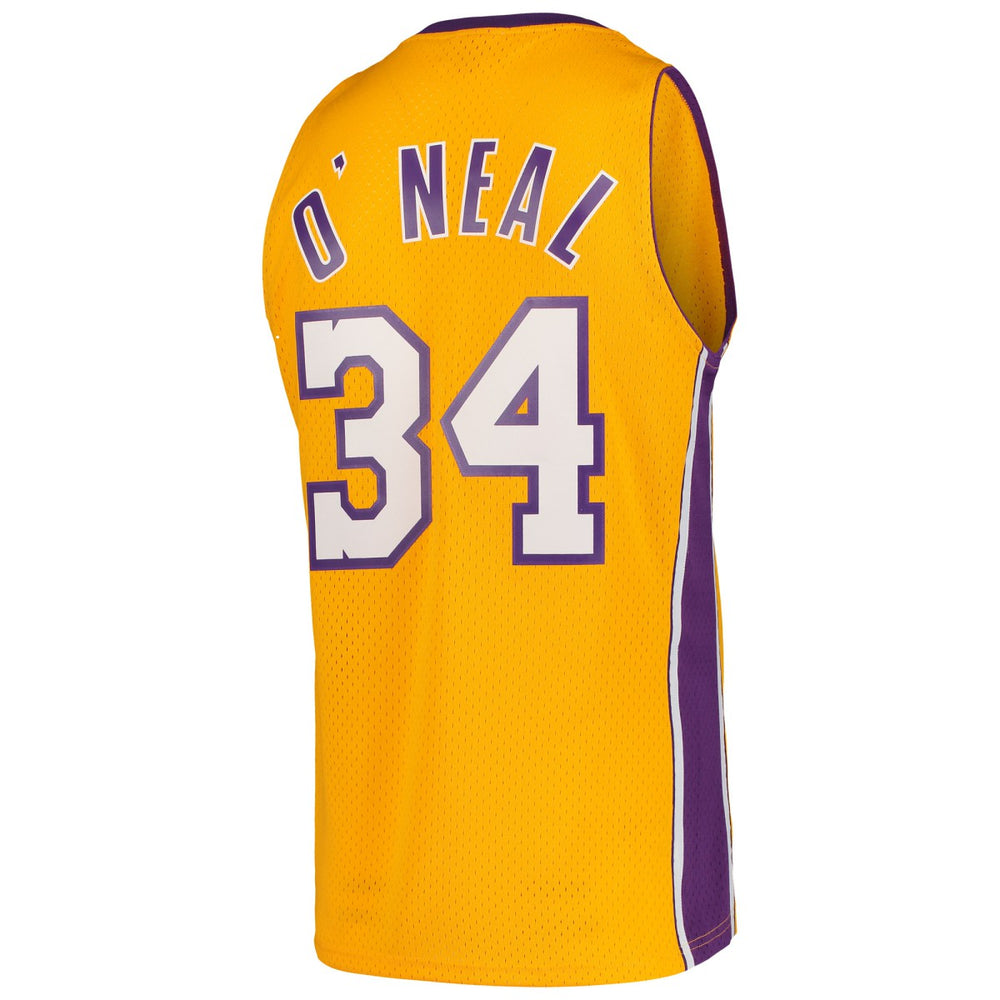 Shaquille O'Neal Los Angeles Lakers Hardwood Classics Swingman Jersey New