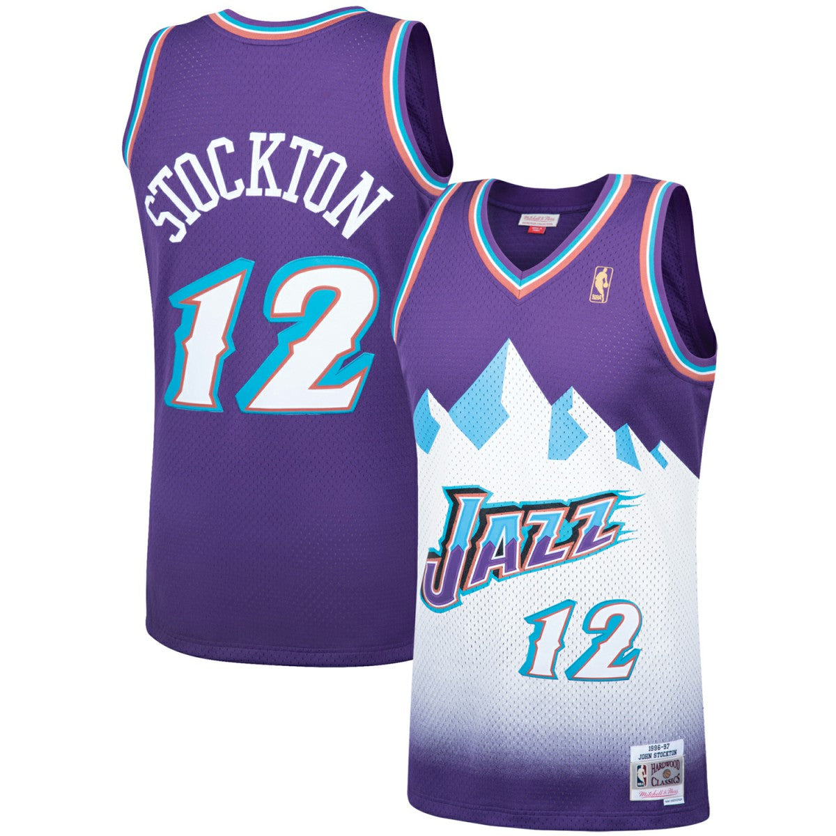 John Stockton Utah Jazz Hardwood Classics Swingman Jersey On Sale