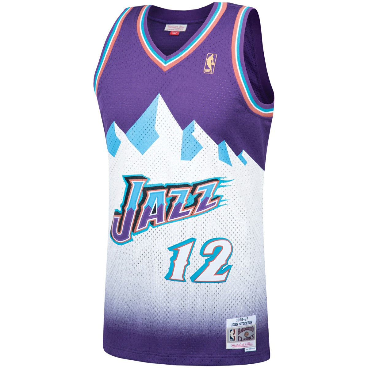 John Stockton Utah Jazz Hardwood Classics Swingman Jersey On Sale