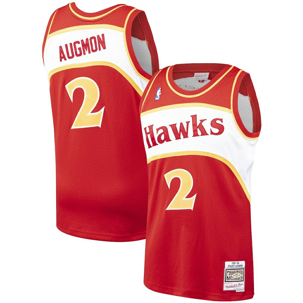 Stacey Augmon Atlanta Hawks 1991/92 Hardwood Classics Swingman Jersey Discount