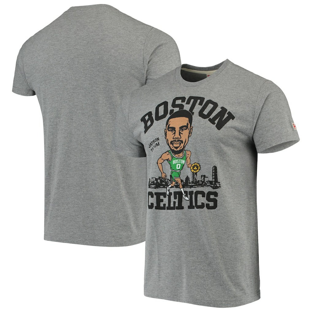 Jayson Tatum Boston Celtics Caricature Tri-Blend T-Shirt Outlet