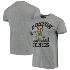 Jayson Tatum Boston Celtics Caricature Tri-Blend T-Shirt Outlet