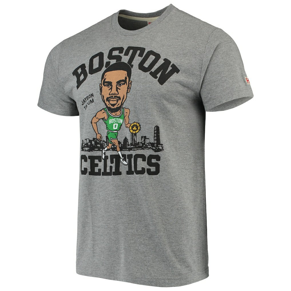 Jayson Tatum Boston Celtics Caricature Tri-Blend T-Shirt Outlet