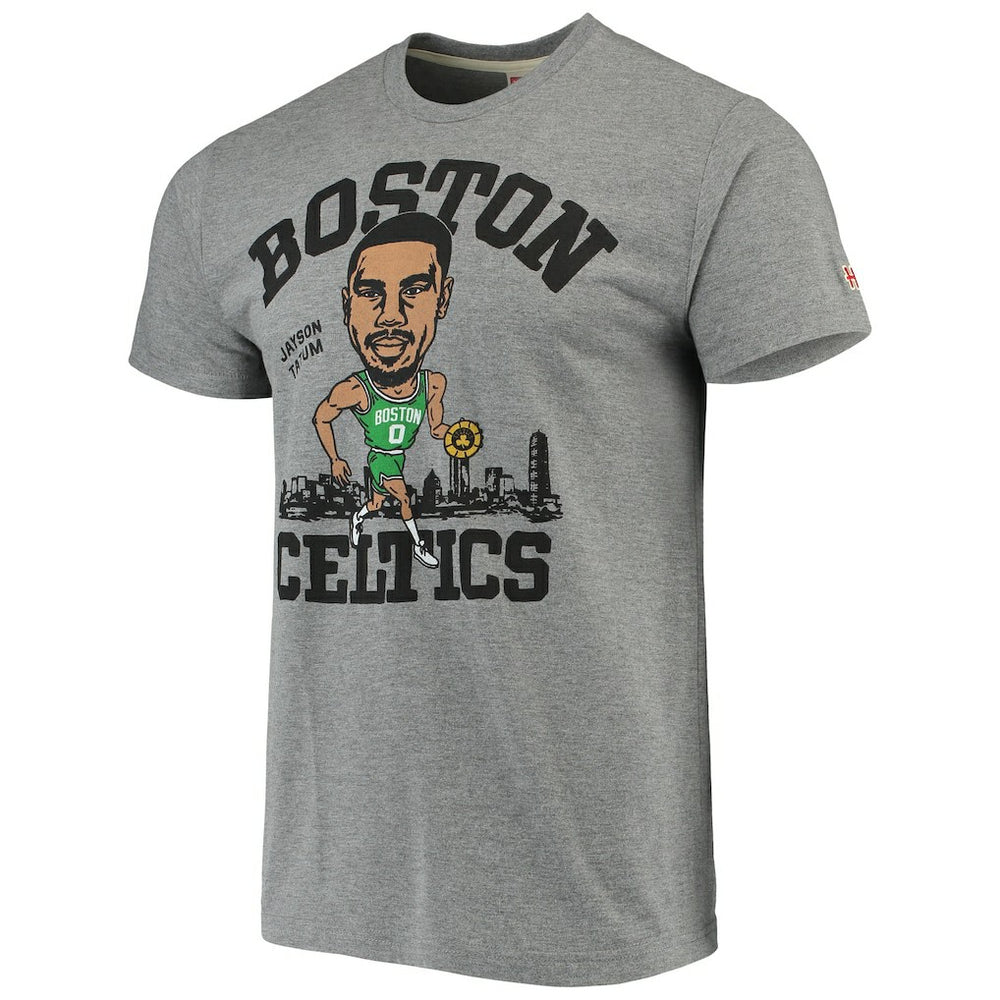 Jayson Tatum Boston Celtics Caricature Tri-Blend T-Shirt Outlet