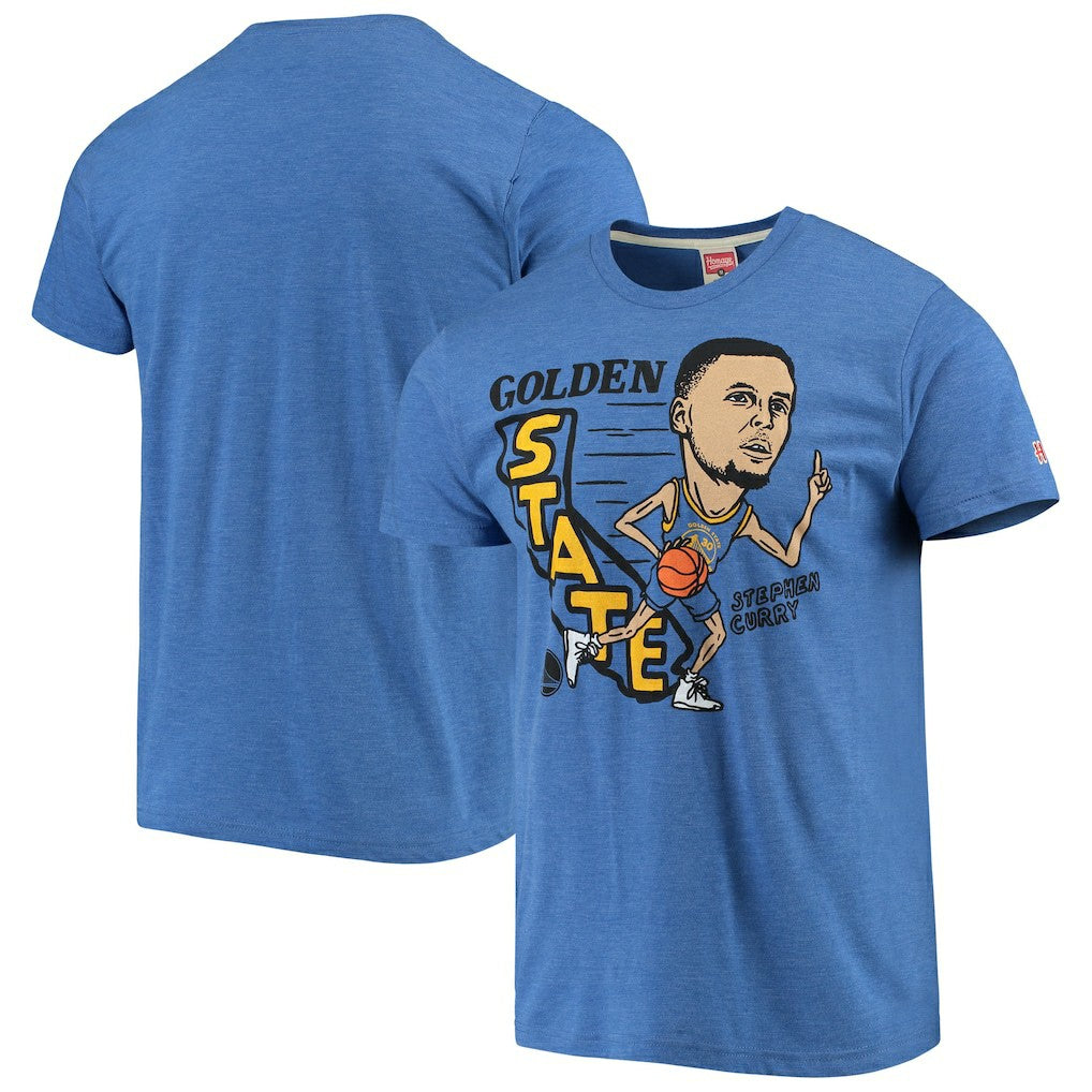 Stephen Curry Golden State Warriors Caricature Tri-Blend T-Shirt sale Outlet