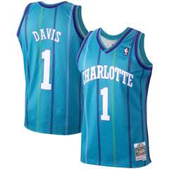 Baron Davis Charlotte Hornets 1999/00 Hardwood Classics Swingman Jersey Outlet