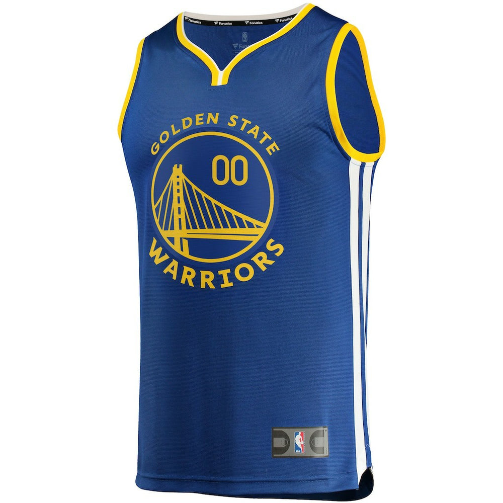Golden State Warriors Youth 2019/20 Fast Break Custom Replica Jersey Royal sale On Sale