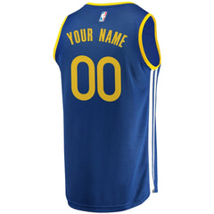 Golden State Warriors Youth 2019/20 Fast Break Custom Replica Jersey Royal sale On Sale