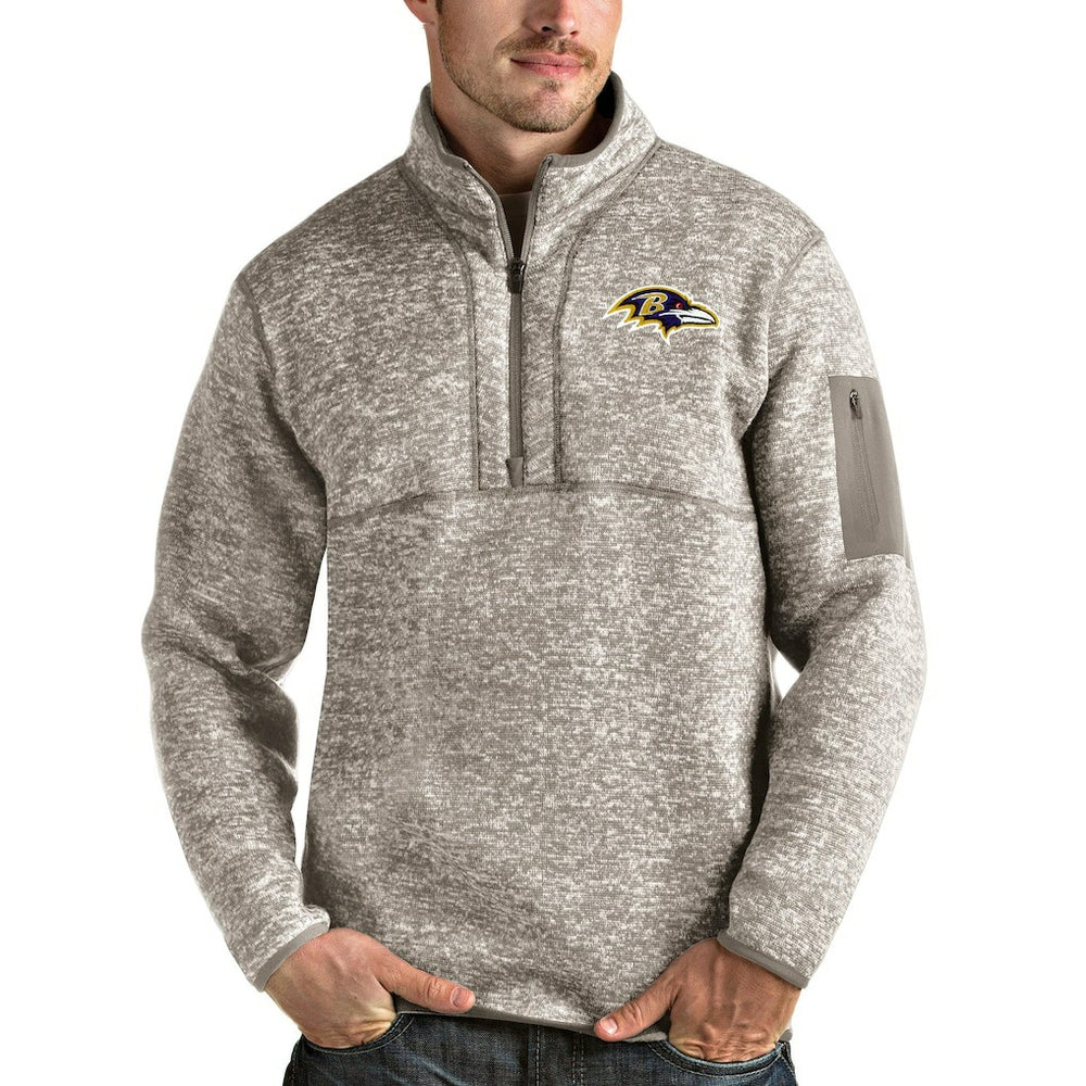 Baltimore Ravens  Antigua Fortune Quarter-Zip Pullover Jacket