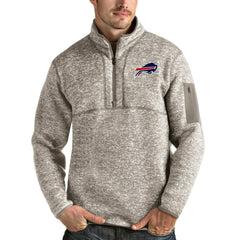 Buffalo Bills  Antigua Fortune Quarter-Zip Pullover Jacket